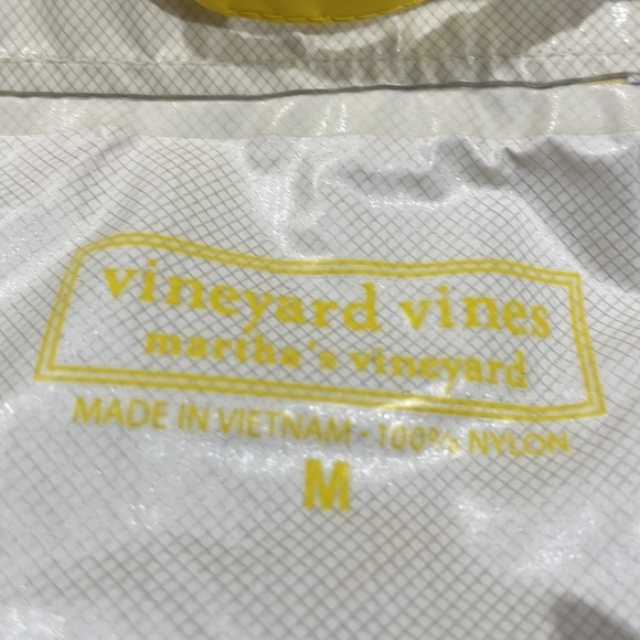 Vineyard Vines Navy Striped Sailor Hooded Rain Quarter Sleeve Jacket - Picture 2 of 11